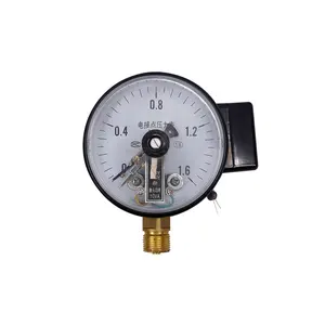 100mm All Stainless Steel Shockproof Industrial Electrical Device Liquid Filled Magneto Switch Contact Pressure Gauges