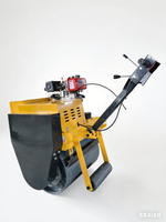 Compacteur vibrant professionnel à tambour unique, à commande manuelle, pour allées en asphalte et parkings