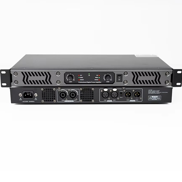 M1 Professional 1U 2 Channels Digital Power Amplifier 200 Watts Class D Professional DJ Audio Amplifiers