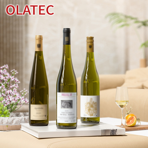 Bottiglia di Vino Bianco in Vetro Trasparente Premium OLATEC con Capsula in Foglia d'Oro per Bottiglie di <span class=keywords><strong>Chardonnay</strong></span> in Vetro - Product Image 2