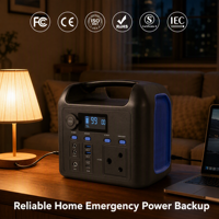 Hochleistungs-576Wh-Tragbare Powerstation 600W Solargenerator für Camping, Outdoor, Reisen, Notstromversorgung zu Hause
