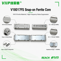 Noyau toroïdal en ferrite douce nickel-zinc VIIP V18017FS 18,9 mm ID pour la suppression des interférences électromagnétiques (EMI) des filtres électroniques industriels