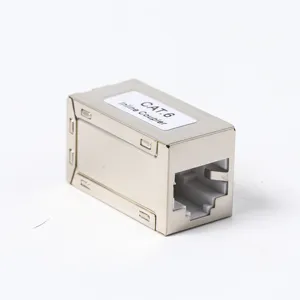 Rj45 cat5e cat6 cat6a cat7 FTP STP jack keystone rede para lan cabo keystone jack rj45 acoplador em linha