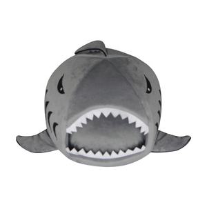 LS Peppy Buds Hangat Musim Dingin, Sarang Kucing Tertutup Bentuk Hiu Sarang Anjing Tempat Tidur Kucing - Product Image 1