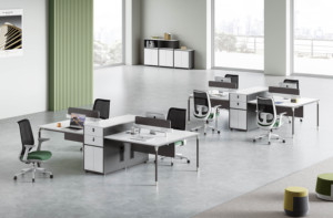 Estación de trabajo de oficina individual pequeña comercial moderna del fabricante, muebles, escritorio estándar, sala de estar, Hospital, gimnasio al aire libre, hogar - Product Image 4