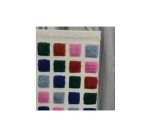 Tapiz de Pared de Macramé Bohemio Colorido, Hecho a Mano con Cinta de Algodón - Decoración de Pared Bohemia de 40x30 Pulgadas, Diseño Personalizado - Product Image 4