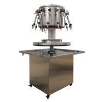 Usine électrique semi-automatique contrôlée par PLC entraînée par engrenage haute précision économie d'énergie bouteille d'eau minérale Machine liquide