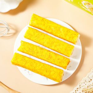 Carrés de pâtisserie aux œufs chinois en gros, gâteau éponge traditionnel doux et moelleux, collation sucrée classique - Product Image 6