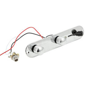 Circuit imprimé de guitare électrique, assemblage de panneau de commande à 3 sections, montage global Tele <span class=keywords><strong>Telecaster</strong></span> avec accessoires de bouton de prise - Product Image 6