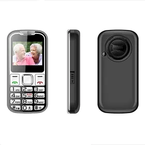 W26 2.2 인치 휴대 전화 품질 SOS 버튼 노인 핸드폰 손전등 토치 노인 전화 노인을위한 휴대 전화