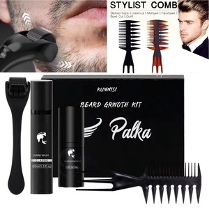 <span class=keywords><strong>Costume</strong></span> de barbe pour <span class=keywords><strong>homme</strong></span> avec rouleau de désinfection spray de croissance de barbe - Product Image 3