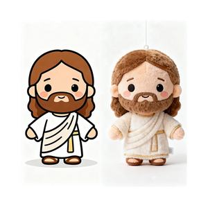 Peluche Personalizzabile di Gesù per Casa, Importazione di Animali di Peluche Pesanti da Abbracciare, 12 Pollici di Altezza, dalla Cina - Product Image 2