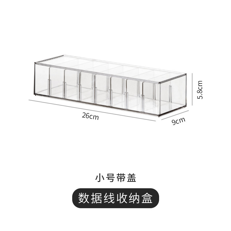 White - Small Transparent with Lid