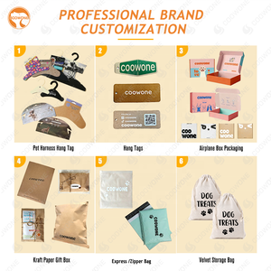 Set Pettorina, Collare e Guinzaglio di Lusso Personalizzato OEM con Ricamo per Cani, Pettorina Regolabile per Addestramento Animali con Borsa da Passeggio - Product Image 5