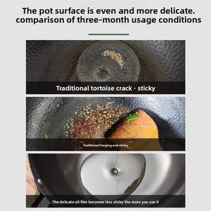 <span class=keywords><strong>Poêle</strong></span> <span class=keywords><strong>à</strong></span> frire antiadhésive Wok <span class=keywords><strong>en</strong></span> fer <span class=keywords><strong>à</strong></span> fond rond de style <span class=keywords><strong>ancien</strong></span> traditionnel avec manche <span class=keywords><strong>en</strong></span> <span class=keywords><strong>bois</strong></span> pour cuisinière <span class=keywords><strong>à</strong></span> gaz <span class=keywords><strong>à</strong></span> flamme nue - Product Image 4