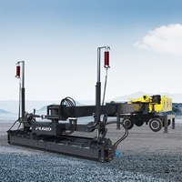 Machine de nivellement laser télescopique pour une réalisation efficace du nivellement du béton