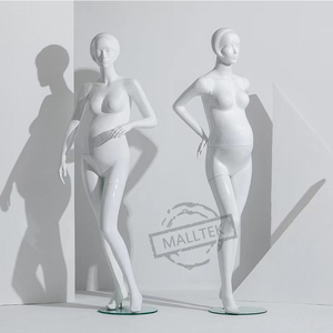 Manichino Femminile Popolare per Gravidanza in Fibra di Vetro con Pancia Grande - Product Image 2