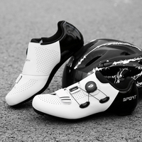 Chaussures de cyclisme sur route professionnelles respirantes à double système de serrage rapide pour hommes – Vente en gros