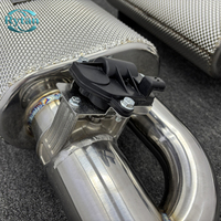 Sistem Knalpot Valvetronic Rytan Berbahan Baja Tahan Karat 304 Catback untuk Mercedes BENZ W463 G500 G55 G63 4.0T/ 5.5T 4 Keluaran