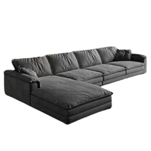 2023 Thiết Kế Mới Nhất Sofa Hiện Đại Đồ Nội Thất Phòng Khách Thiết Lập Sang Trọng Hiện Đại Công Nghệ Vải Mờ Sofa Giường Sofa Phòng Khách