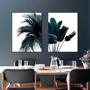 Room Decor Posters Plant Bladeren Canvas Schilderij Palm Tree Leaf Wall Art Nordic Muurschilderingen Prints