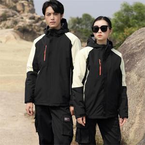 Custom Men's 2024 <b>Waterproof</b> Winter Pullover <b>Jacket</b> <b>Long</b> Windbreaker for Outdoor Hiking and Work Zipper Closure - Product Image 1
