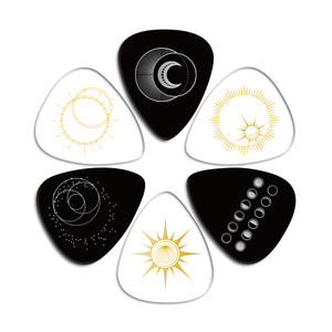 Ensemble de médiators de <span class=keywords><strong>guitare</strong></span> en gros, médiators à motifs uniques assortis pour guitares acoustiques/électriques/basses - Product Image 3