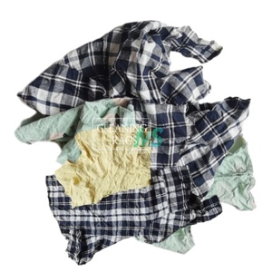 ที่ปัดน้ำฝนผ้าฝ้ายสีเศษผ้า10กก. นำกลับมาใช้ใหม่สำหรับใช้ในอุตสาหกรรมสิ่งทอเสีย - Product Image 1