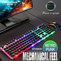 Nouveau clavier de jeu RGB LED OEM personnalisé à 104 touches, filaire USB, anti-ghosting, rétroéclairé, en ABS, 6000 DPI