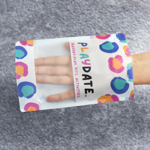 Tùy chỉnh thiết kế đơn giản đứng lên túi túi với cửa sổ mờ cho hoạt động Đảng kit công cụ bao bì nhựa túi - Product Image 5