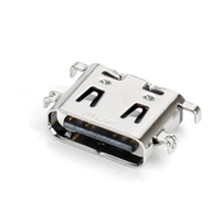 Conector USB Tipo C Mini de 1.5A, Conector USB C Hembra para Aplicaciones de PCB