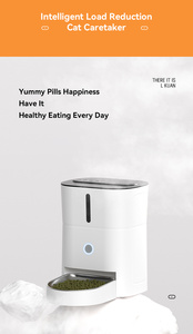 Alimentador automático para mascotas con capacidad de 3L Versión básica Nuevo diseño Control de aplicación móvil Cuencos para gatos de acero inoxidable Alimentado por carga - Product Image 6
