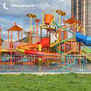 حديقة مائية ملعب تصميم فريد مرافق تسلية المياه الفيبرجلاس أكوا مخزن للأطفال - Product Image 5