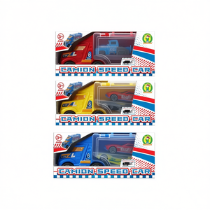 Camion Speed Car, camión de juguete con coche, 17x7x5 cm, para niños mayores de 3 años - Product Image 2