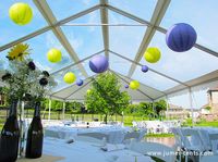 Tente de réception de mariage, grande tente à structure en aluminium, tente pour événements, tente imperméable