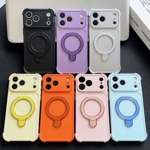 เคสโทรศัพท์แม่เหล็กติดตั้งได้ 4 มุม ป้องกันแรงกระแทก สีสันฮิตหน้าร้อน สำหรับ iPhone 17 Pro Max ขายส่งอุปกรณ์เสริม - Product Image 1