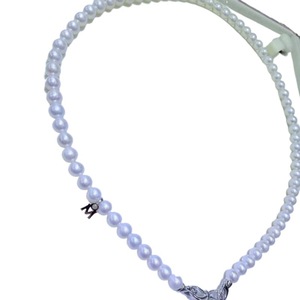 Collier pour femme M Butterfly avec perle d'eau douce Aurora presque sans défaut de 5,5 à 6 mm, boucle en argent pur à 100%, collection Zhuji - Product Image 5