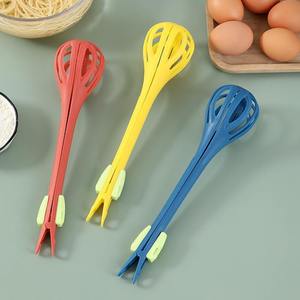 Batidor Multifuncional 2 en 1 al por Mayor, Pinzas de Silicona para Alimentos, para Huevos Cocidos, Fideos, Pan, Utensilios de Cocina Innovadores - Product Image 2