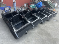 ArtPower EB01G Vert ABS 72V 15KW Jet Karting Électrique Bateau Motorisé Mini Bateau Écologique Portable pour Aventures Aquatiques