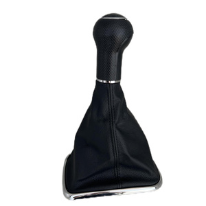 Venta Directa de Fábrica: Palanca de Cambios de Cuero Genuino con Funda para VW <span class=keywords><strong>Golf</strong></span> Jetta Mk4 1999-04 - Product Image 4