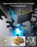 Machines de gravure laser cylindriques ATOMSTACK X20 S20 Pro 130W pour le métal, le bois, le verre, le granit, la pierre, le bricolage