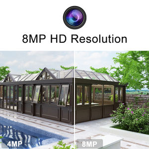 ต้นฉบับ HIK 4MP HD การตรวจจับยานพาหนะมนุษย์อัจฉริยะกลางแจ้งโดมคงที่ IK10 POE กล้อง IR IP - Product Image 3