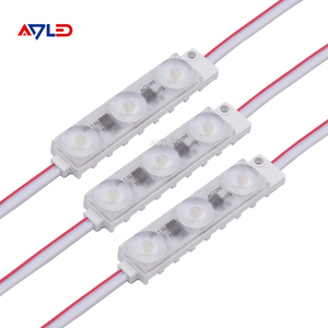 3ชิป AC220V SMD 2835 3000K 7000K 50ชิ้น/สาย1000ชิ้น/กล่องไฟ LED โมดูล1W ที่ผ่านการรับรอง CE ROHS - Product Image 1