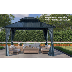 Toldo y pérgola para cenador con recubrimiento en polvo DB Luxembourg - Product Image 2
