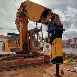 Martillo hidráulico SQ 80 BOX Tipo Rock Hammer con acumulador y sistema de grasa automática para excavadoras de 18-26 toneladas para demolición - Product Image 6
