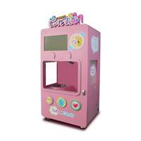 Machine à Vente Automatique de Barbe à Papa, Petite et Entièrement Automatique, avec Fonction SDK, Options de Paiement Multiples, Écran LED/LCD