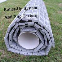 Revêtement de sol modulaire emboîtable et portable T-01 pour la protection des pelouses, idéal pour les zones d'assise, les mariages en plein air et les tentes de réception.
