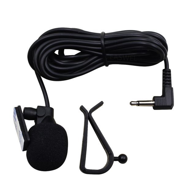 New 3.5 mm Type/3.5mm Jack Mic Connector Audio Assembly Clipradio Car Microphone for Vehicle Radio GPS