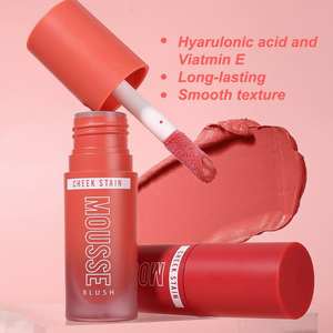 Fard à joues liquide longue tenue multichrome, fard à joues liquide personnalisé, teinture pour les joues hydratante bio, fard à joues liquide mat, <span class=keywords><strong>mousse</strong></span> liquide pour les joues - Product Image 2