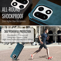 Étui en cuir à rabat Caseme pour OnePlus 15 13 OnePlus 12 11 8T 8 Pro 7 Prop avec béquille et portefeuille en PU